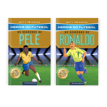 Kit Heróis do Futebol - 2 Livros (Pelé e Ronaldo Fenômeno)