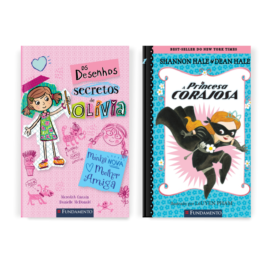 Kit Desenhos Secretos de Olivia + A Princesa Corajosa