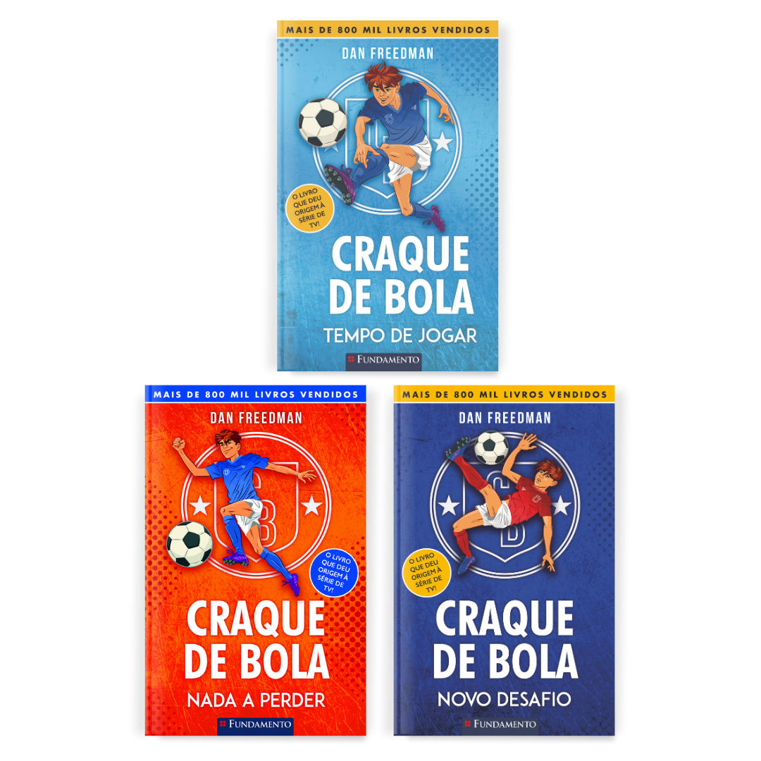 Kit Craque de Bola – 3 Livros (1 ao 3)