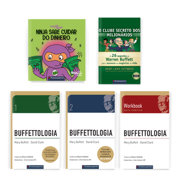 Kit Pais e Filhos Investidores: Buffettologia + 2 Livros Infantis sobre Educação Financeira