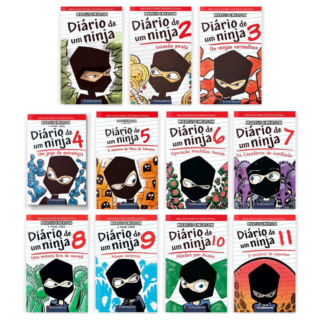 Kit Diário de Um Ninja - 11 Livros (1 Ao 11)
