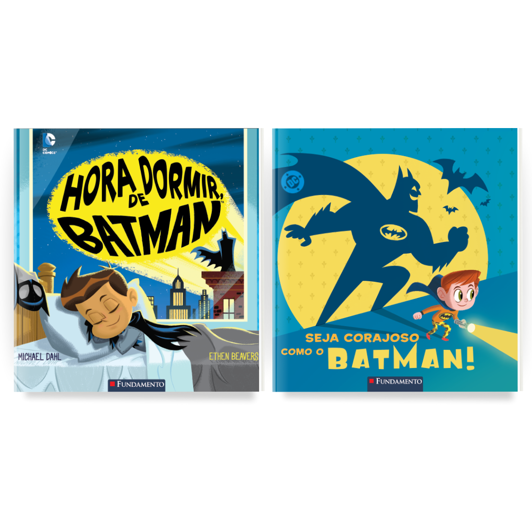 Kit 2 Livros Infantis do Batman para Crianças de 3-7 Anos
