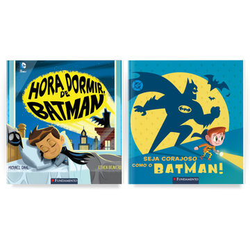 Kit 2 Livros Infantis do Batman para Crianças de 3-7 Anos