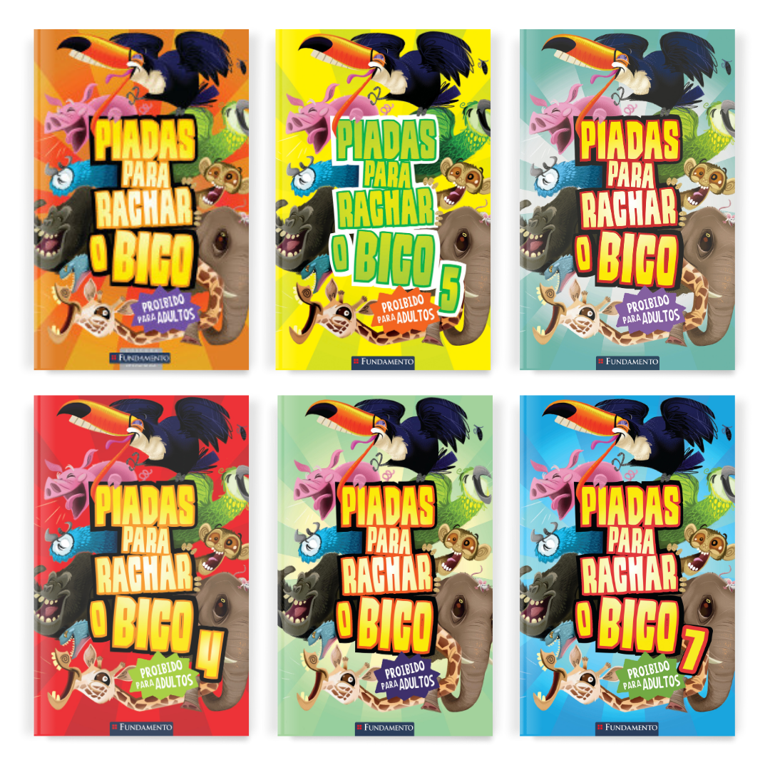 Kit Piadas para Rachar o Bico - 6 Livros