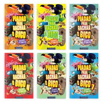 Kit Piadas para Rachar o Bico - 6 Livros