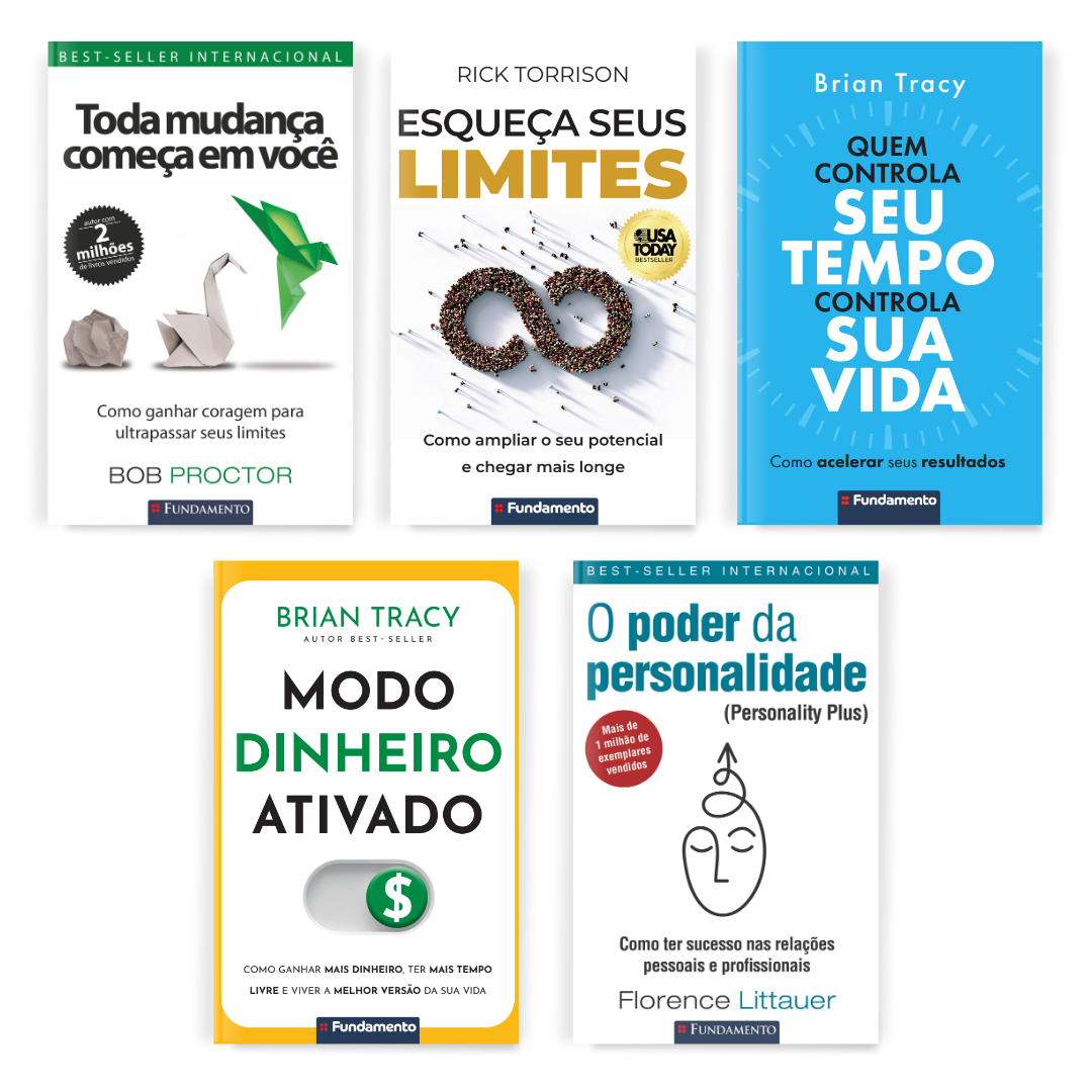 Kit Amor no Coração com Dinheiro no Bolso - 5 Best-Sellers