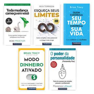 Kit Amor no Coração com Dinheiro no Bolso - 5 Best-Sellers