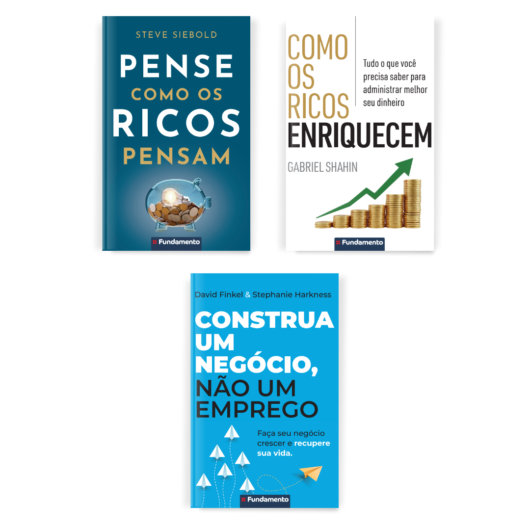 Kit Segredos dos Ricos - 3 Best-Sellers