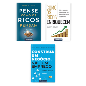 Kit Segredos dos Ricos - 3 Best-Sellers