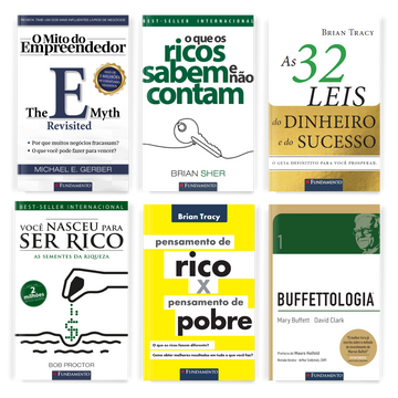 Kit Educação Financeira - 6 Livros Best-Sellers