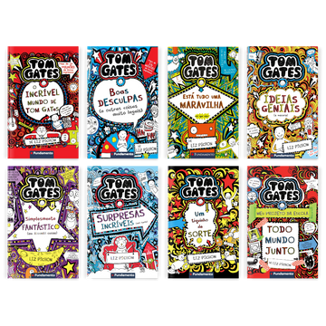 Kit Tom Gates - 8 Livros