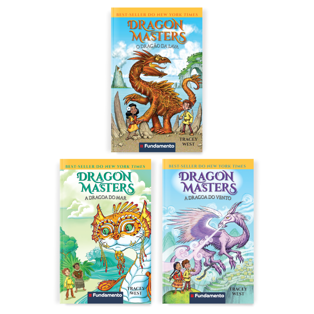 Kit Dragon Masters - 3 Livros (18 ao 20) - Editora Fundamento livro_infantil