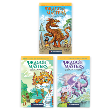 Kit Dragon Masters - 3 Livros (18 ao 20) - Editora Fundamento livro_infantil