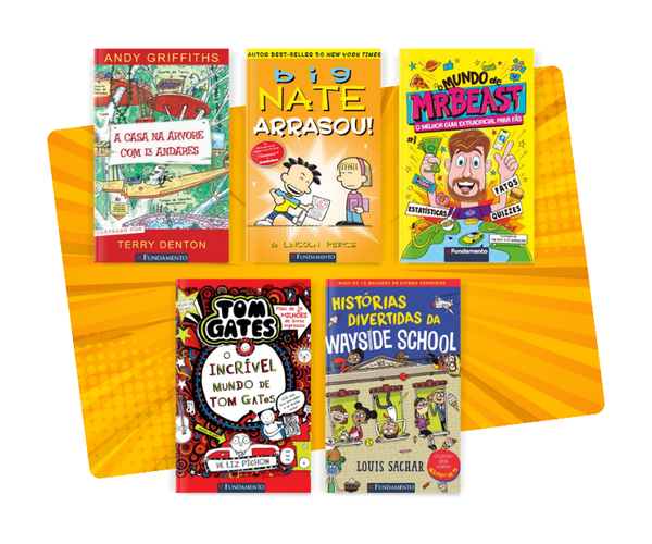 Kit 5 Livros Divertidos para Crianças