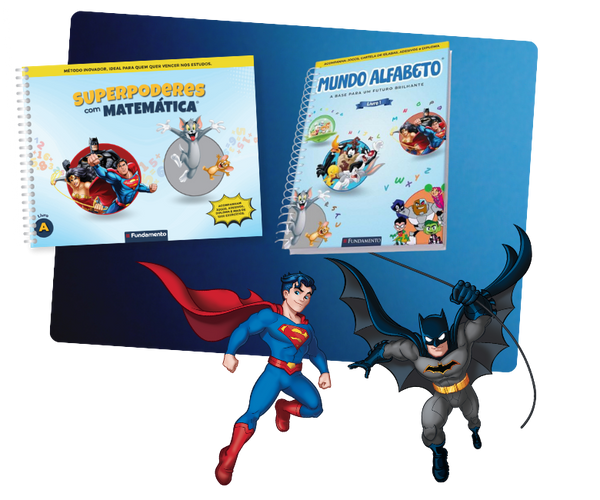 Kit Superpoderes com Matemática + Mundo Alfabeto