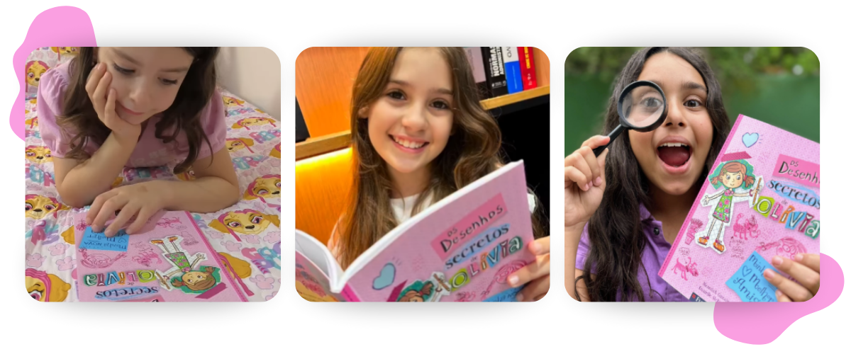 Kit Desenhos Secretos de Olivia - 3 Livros (4 ao 6)