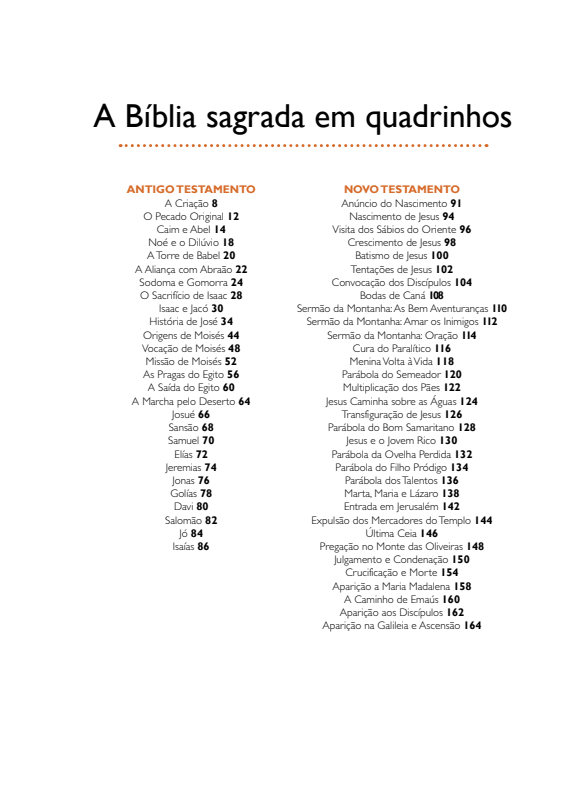 A Bíblia Sagrada em Quadrinhos - Editora Fundamento livro_infantil