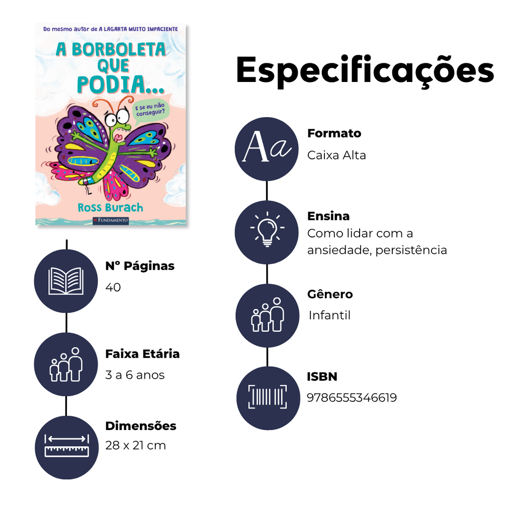 A Borboleta Que Podia - Editora Fundamento livro_infantil