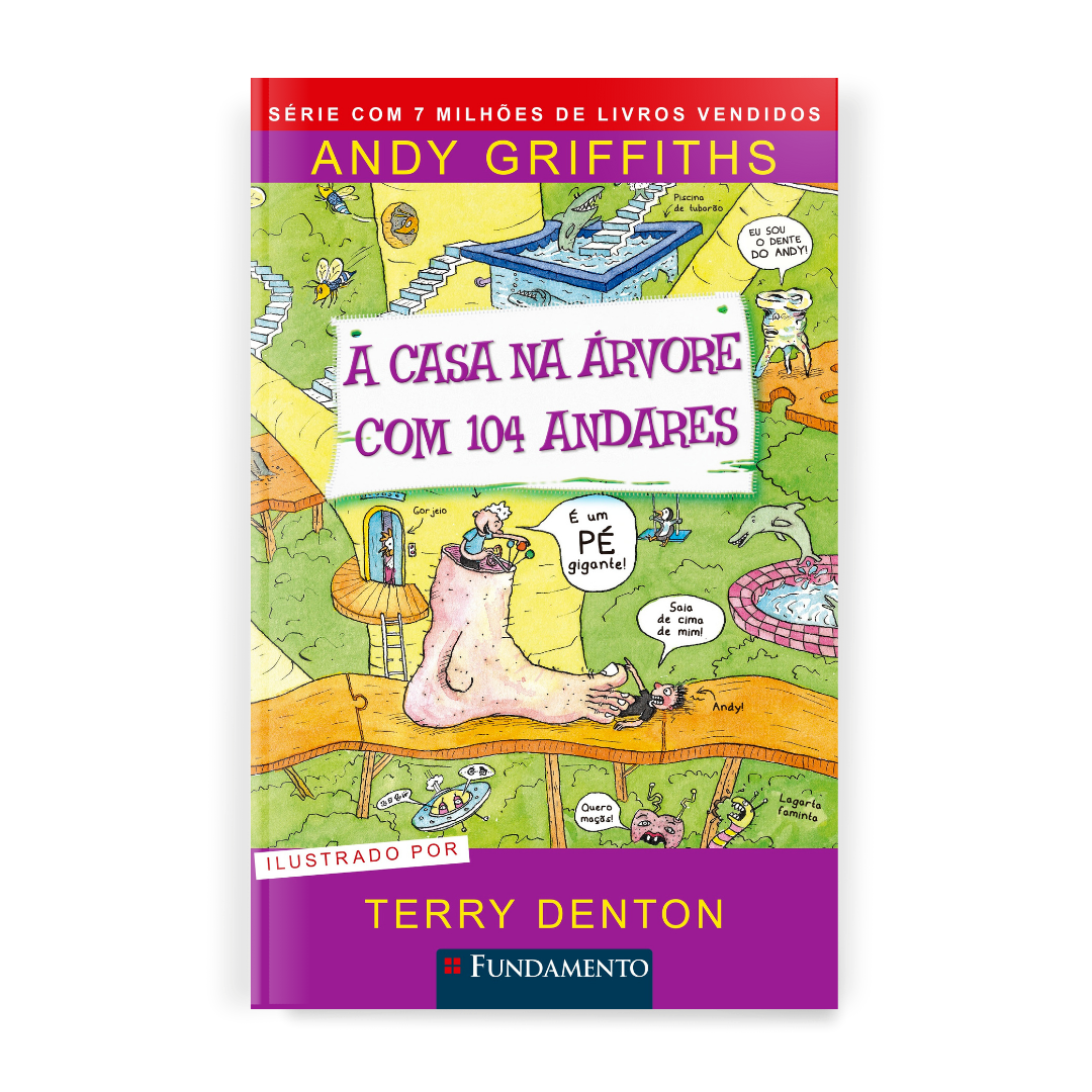 A Casa na Árvore com 104 Andares - Editora Fundamento livro_infantil