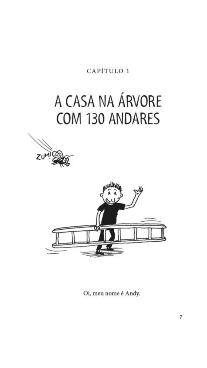 A Casa na Árvore com 130 Andares - Editora Fundamento livro_infantil