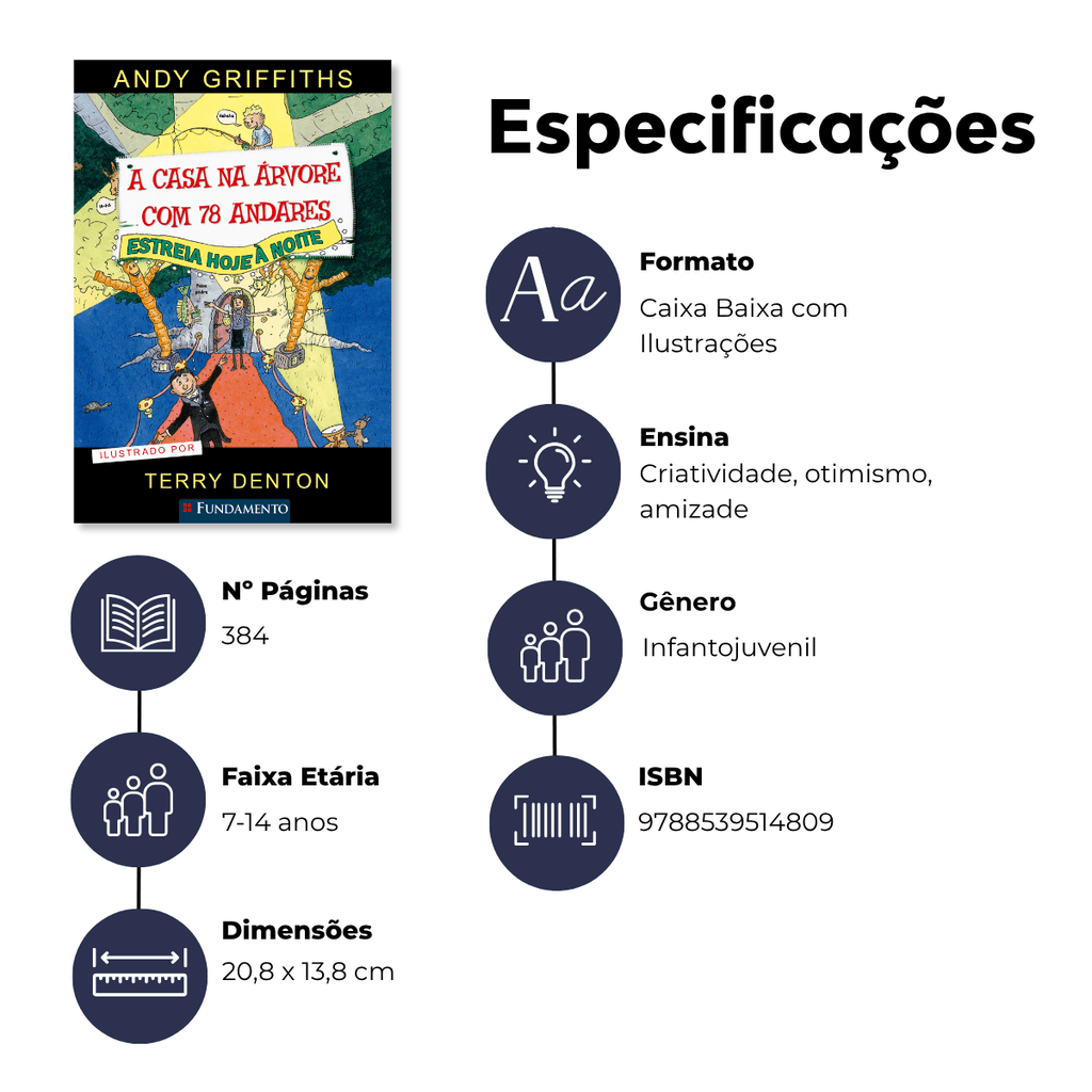 A Casa na Árvore com 143 Andares - Editora Fundamento livro_infantil