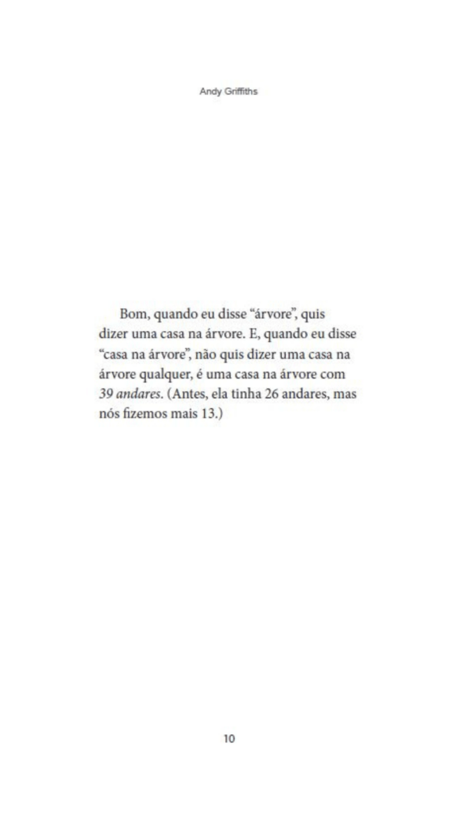 A Casa na Árvore com 39 Andares - Editora Fundamento livro_infantil