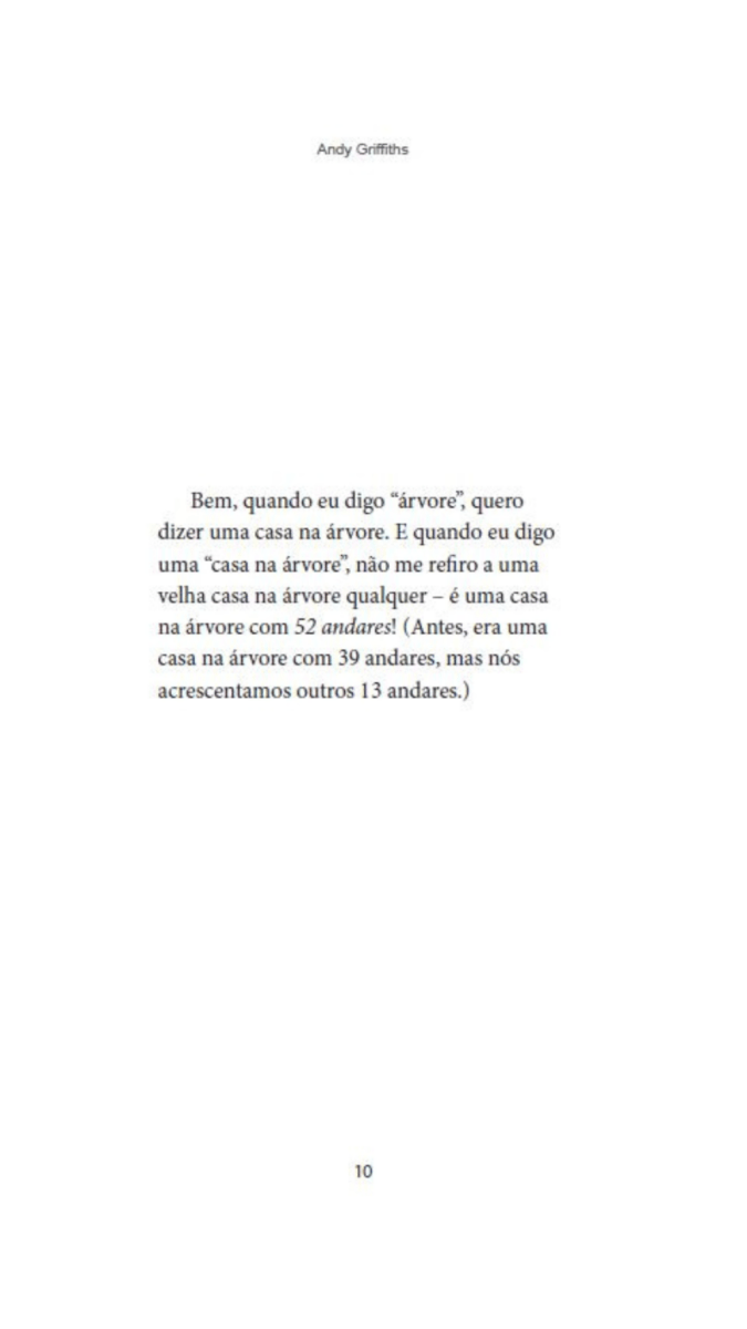 A Casa na Árvore com 52 Andares - Editora Fundamento livro_infantil