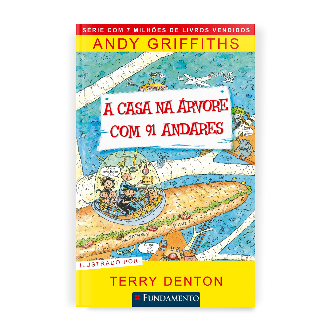 A Casa na Árvore com 91 Andares - Editora Fundamento livro_infantil