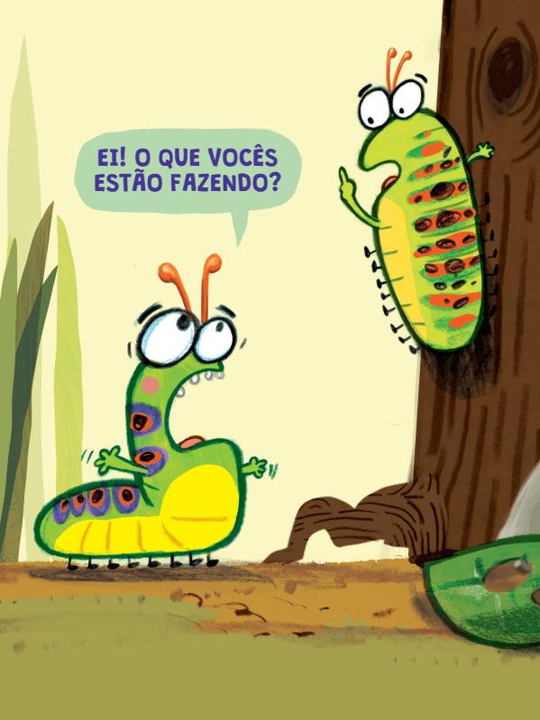 A Lagarta Muito Impaciente - Editora Fundamento livro_infantil