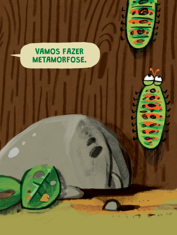 A Lagarta Muito Impaciente - Editora Fundamento livro_infantil