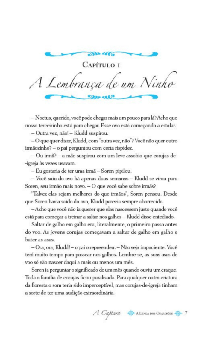 A Lenda dos Guardiões 01 - a Captura - Editora Fundamento livro_infantil