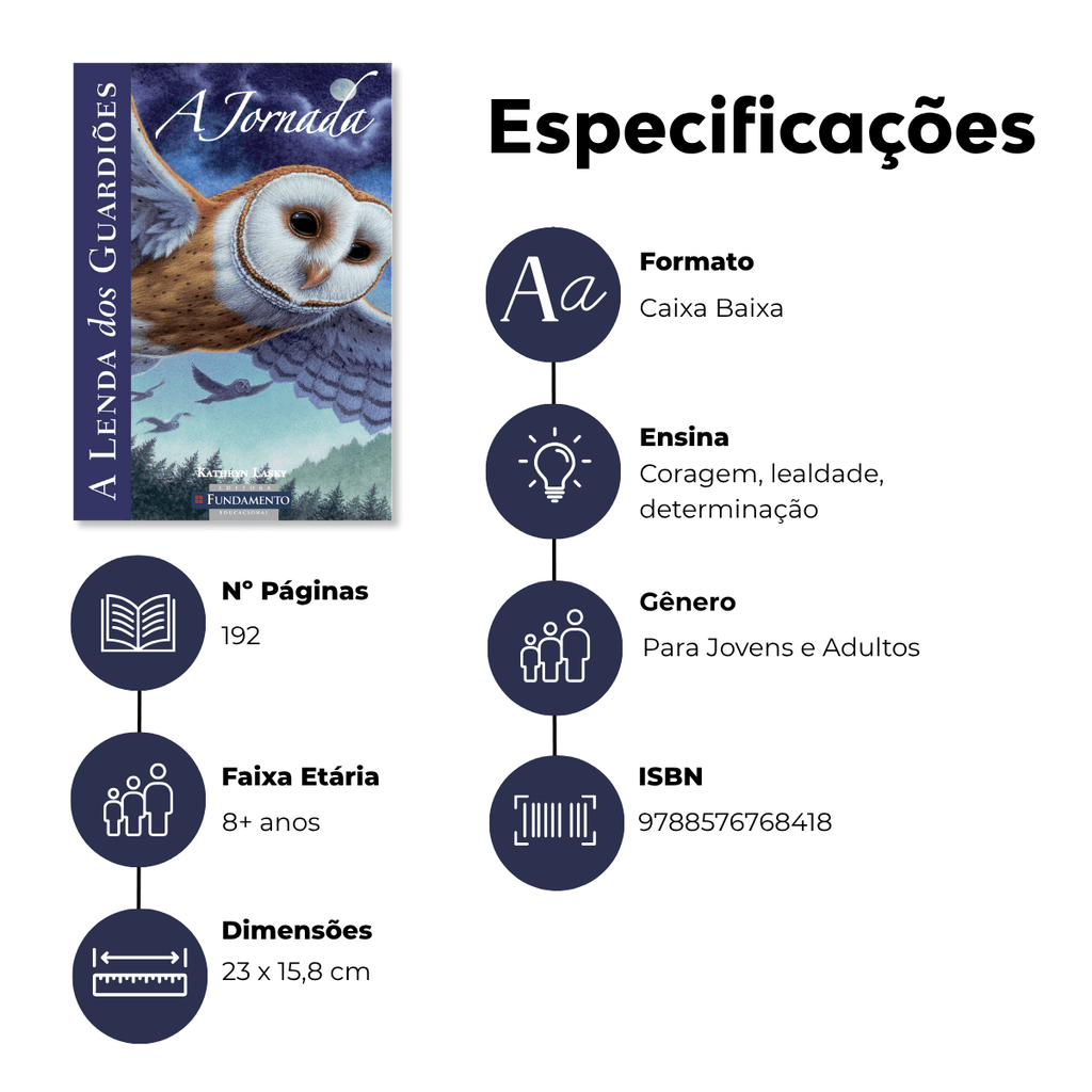 A Lenda dos Guardiões 02 - a Jornada - Editora Fundamento livro_infantil