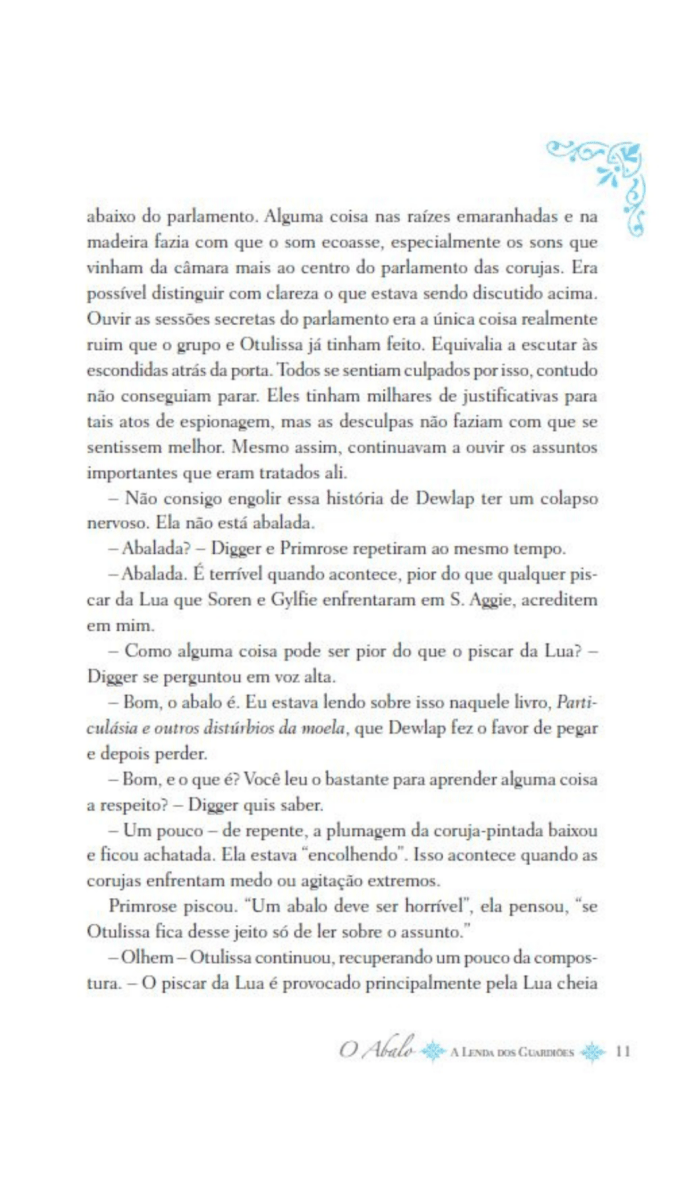A Lenda dos Guardiões 05 - o Abalo - Editora Fundamento livro_infantil