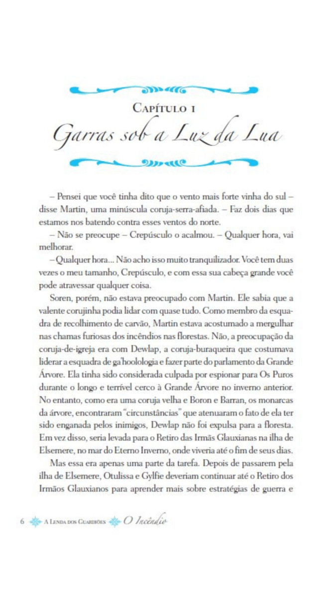 A Lenda dos Guardiões 06 - o Incêndio - Editora Fundamento livro_infantil