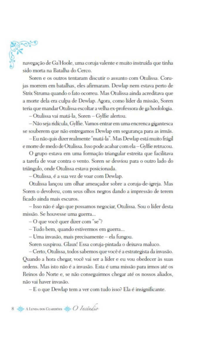 A Lenda dos Guardiões 06 - o Incêndio - Editora Fundamento livro_infantil