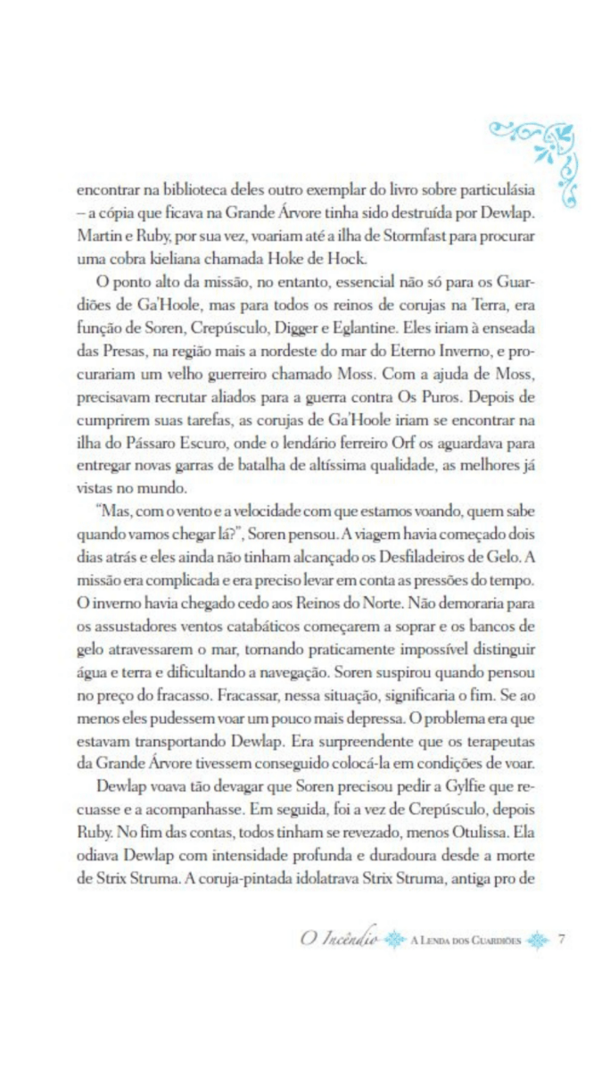 A Lenda dos Guardiões 06 - o Incêndio - Editora Fundamento livro_infantil