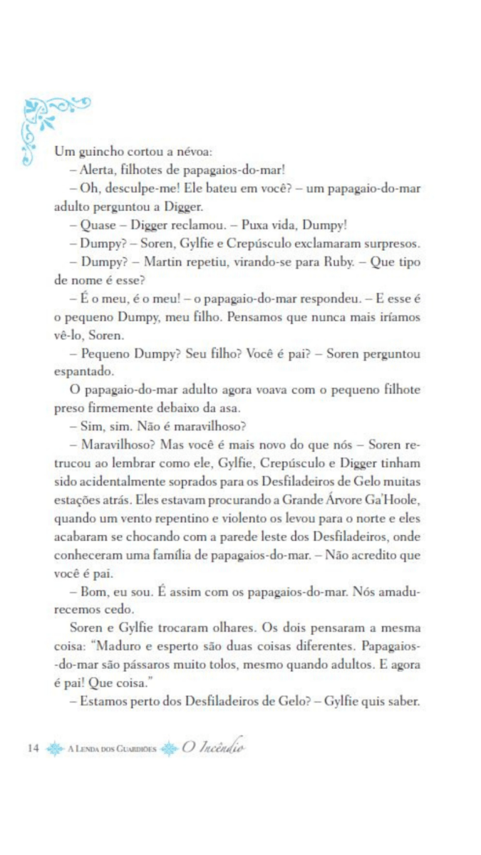 A Lenda dos Guardiões 06 - o Incêndio - Editora Fundamento livro_infantil