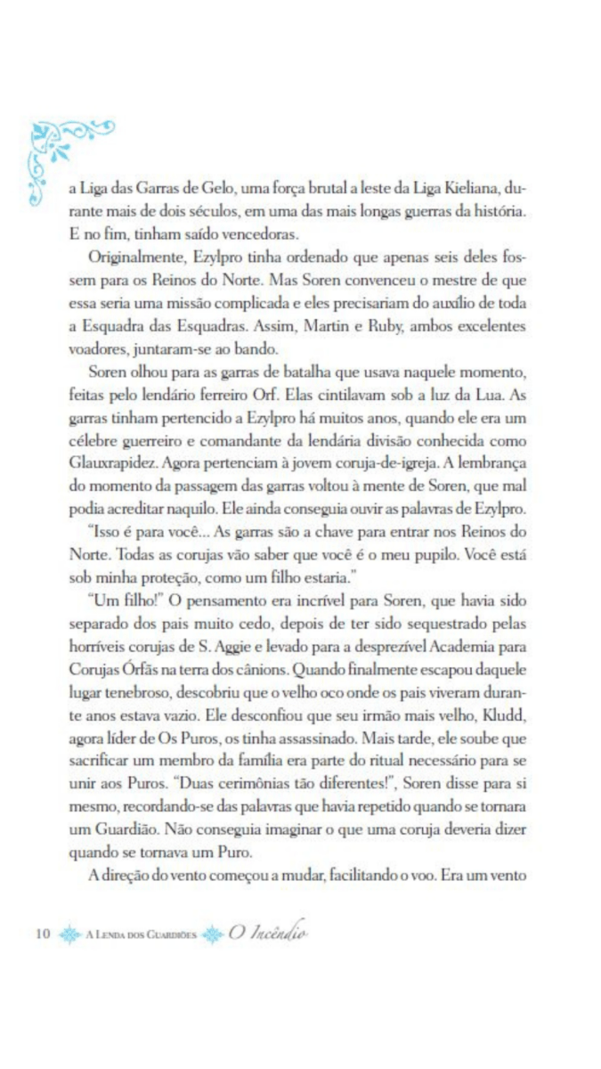 A Lenda dos Guardiões 06 - o Incêndio - Editora Fundamento livro_infantil