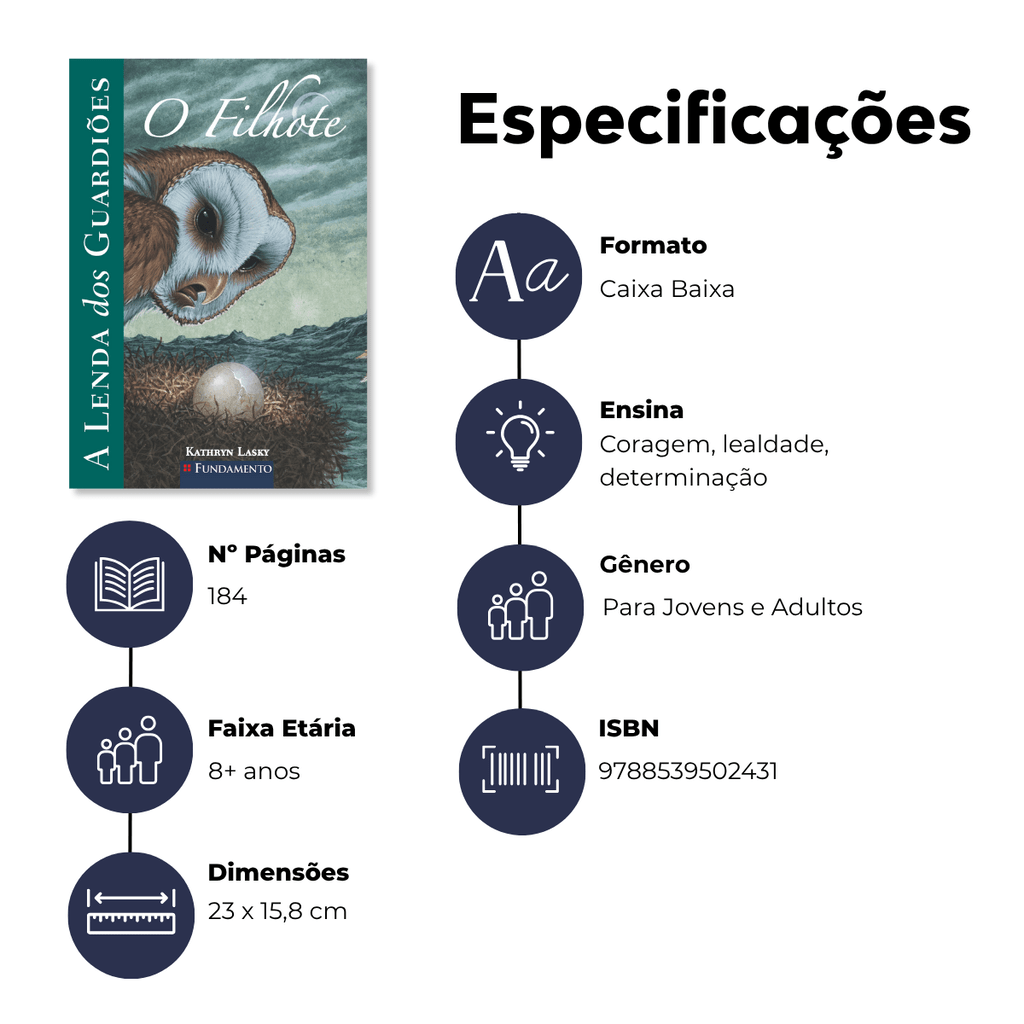 A Lenda dos Guardiões 07 - o Filhote - Editora Fundamento livro_infantil