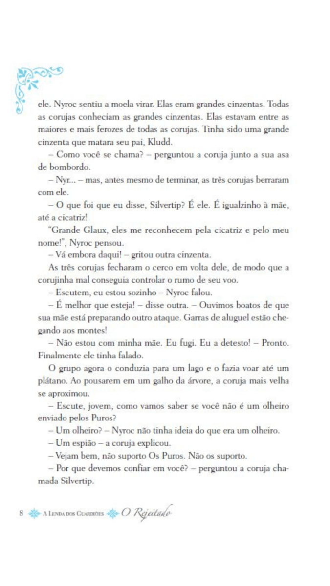 A Lenda dos Guardiões 08 - o Rejeitado - Editora Fundamento livro_infantil