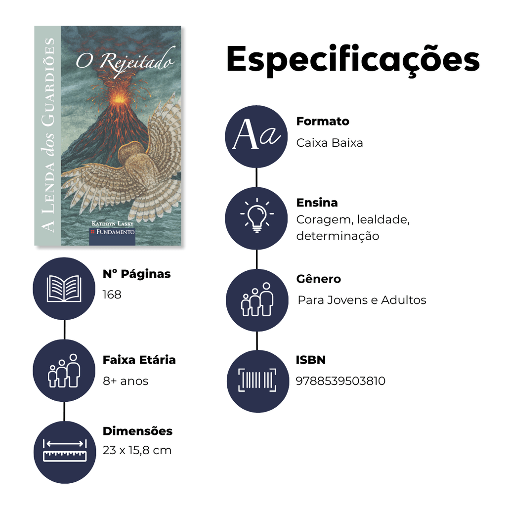 A Lenda dos Guardiões 08 - o Rejeitado - Editora Fundamento livro_infantil