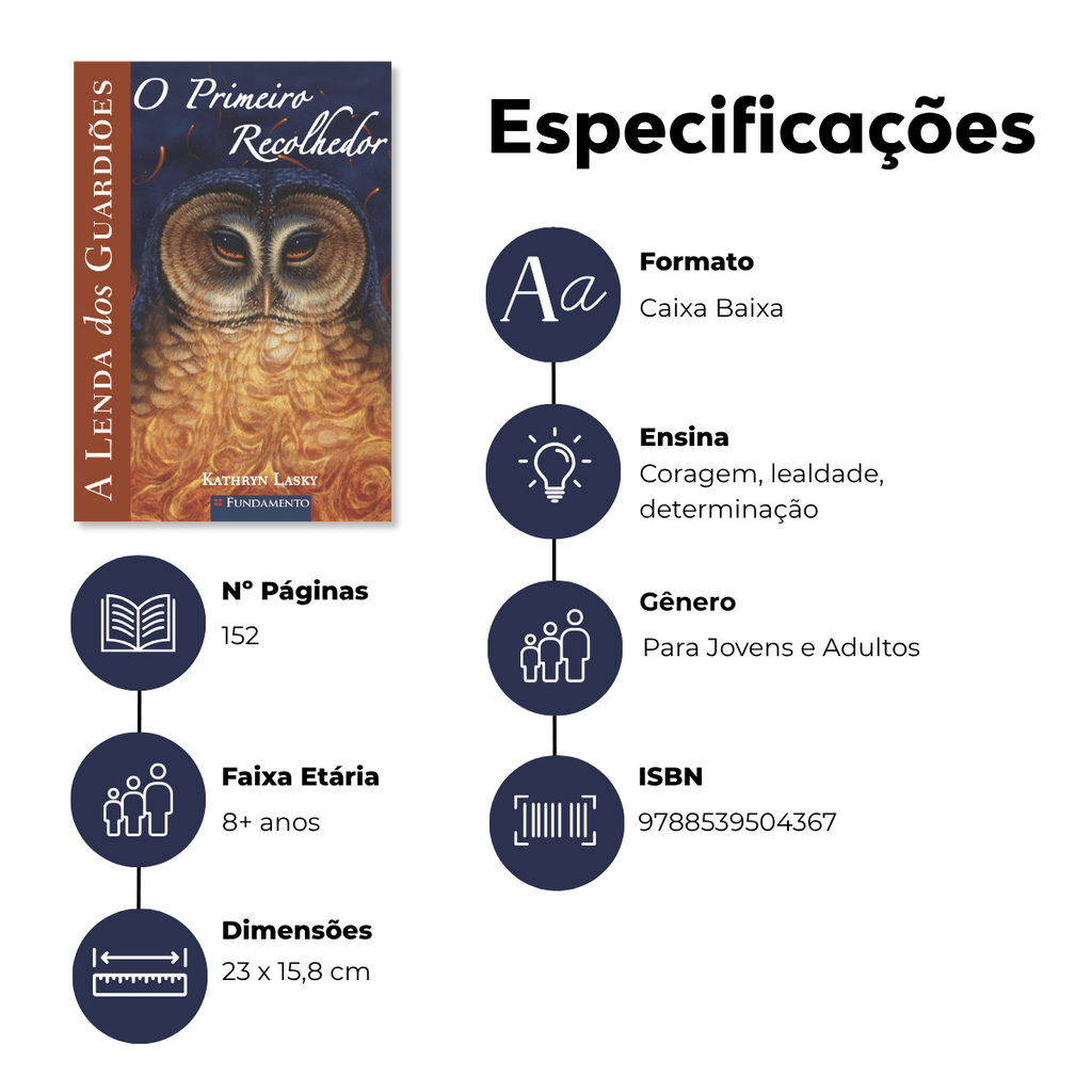A Lenda dos Guardiões 09 - o Primeiro Recolhedor - Editora Fundamento livro_infantil