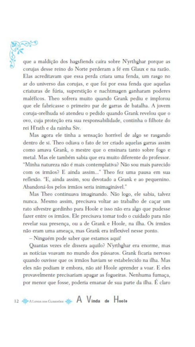 A Lenda dos Guardiões 10 - a Vinda de Hoole - Editora Fundamento livro_infantil