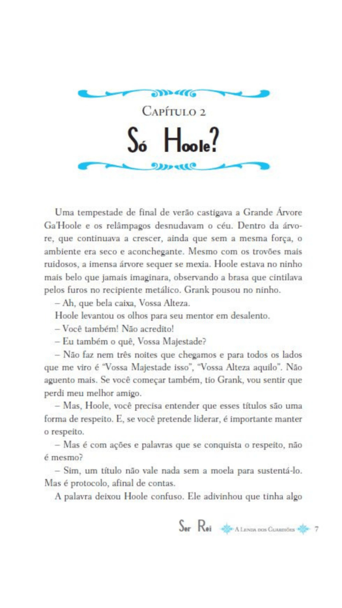 A Lenda dos Guardiões 11 - Ser Rei - Editora Fundamento livro_infantil