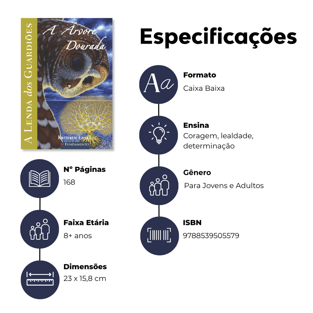 A Lenda dos Guardiões 12 - a Árvore Dourada - Editora Fundamento livro_infantil