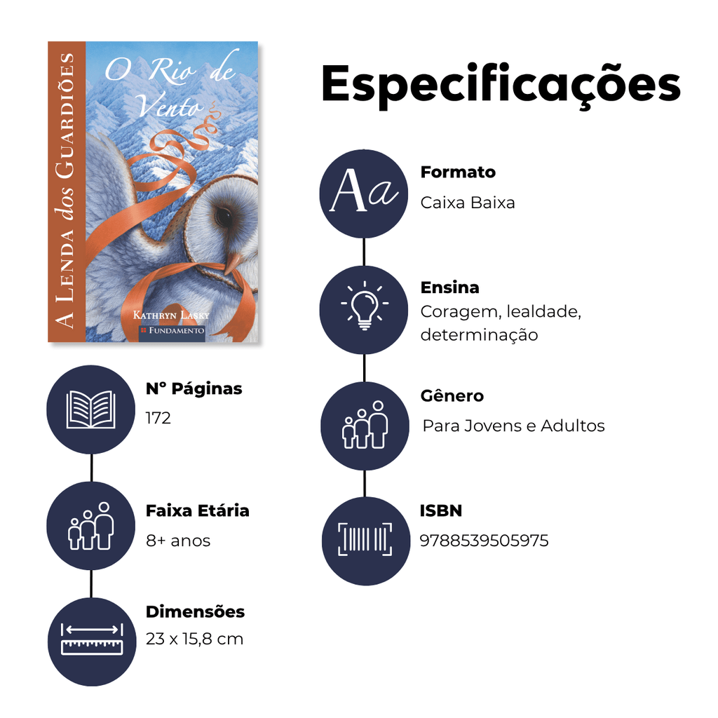 A Lenda dos Guardiões 13 - o Rio de Vento - Editora Fundamento livro_infantil