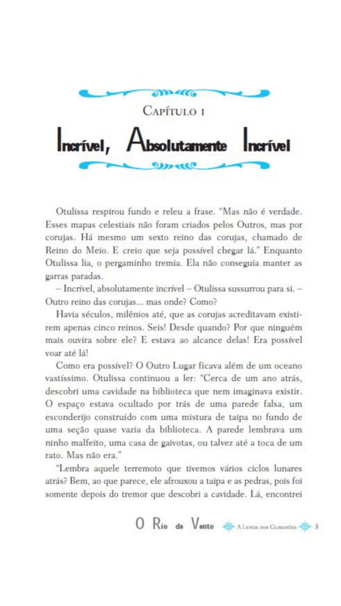 A Lenda dos Guardiões 13 - o Rio de Vento - Editora Fundamento livro_infantil