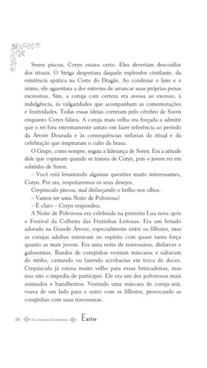 A Lenda dos Guardiões 14 - Exílio - Editora Fundamento livro_infantil