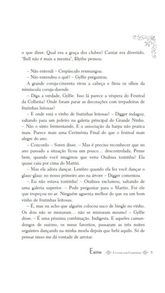 A Lenda dos Guardiões 14 - Exílio - Editora Fundamento livro_infantil