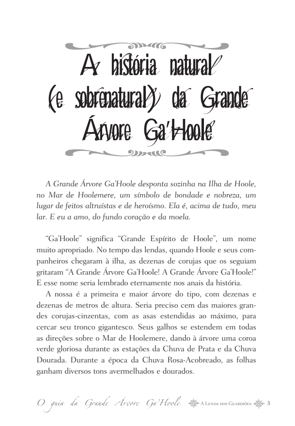A Lenda dos Guardiões - o Guia da Grande Árvore Ga Hoole - Editora Fundamento livro_infantil